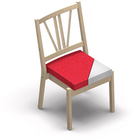 2900 - SALINA Stackable chair without armrest with removable seat cover
