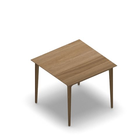 3471 - NEXUS Tabletop 90x90 cm - Height 75 cm, oak hpl
