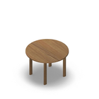 3050 - JOIN table ø90 cm, h60, oak melamine