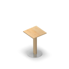 2129 - JOIN center column table 50x50 cm, birch HPL