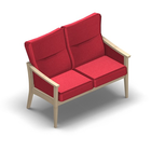 2774 - SALINA 2 seater with closed sidewall