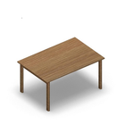 3024 - JOIN table 120x80 cm, h60, oak HPL