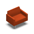 2155 - PIVOT 1.5-seater with low armrest (8cm)
