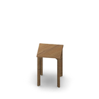 3260  - JOIN table Cross legs (H75),  50x50 cm, oak melamine