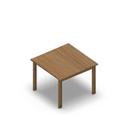 3020 - JOIN table 80x80 cm, h60, oak melamine