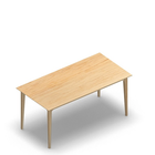 1569 - NEXUS Tabletop 70x140 cm - Height 60 cm, birch hpl