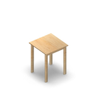 3076 - JOIN table 60x60 cm, h75, birch melamine