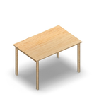 3091 - JOIN table 120x80 cm, h75, birch melamine