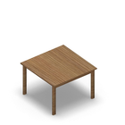 3032 - JOIN table 90x90 cm, h60, oak melamine