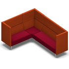 1014 - PIVOT CAVE Extra high 3-seater, big corner and 2-seater with extra high armrests
