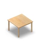 2020 - JOIN table 90x90 cm, h60, birch HPL
