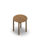 3117 - JOIN table ø70 cm, h75, oak HPL