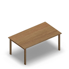 3026 - JOIN table 140x80 cm, h60, oak melamine