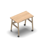1298 - Adjustable table with wheels