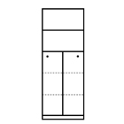 F561 Sliding door cabinet