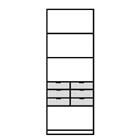 F504 Open bookcase