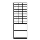 F505 Open bookcase