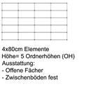 4x80cm / 5 OH