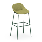 Beso bar stool counter stool, 4-legged steel height 81