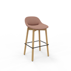 Beso bar stool counter stool, 4-legged wood height 71