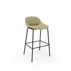 Beso bar stool counter stool, 4-legged steel height 71