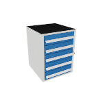 142N0000 SS-1.5C<br>5 drawers<br>H700 W539 D561 mm