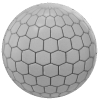 hexagonal weiß 02
