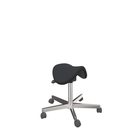 Saddle Ø61_48-69h (48h) with polished aluminium five-star base