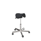 Saddle Ø61_48-69h (69h) with polished aluminium five-star base