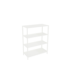 LEVEL3OHA_4x steel shelves of which 3 with raised edge