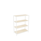 LEVEL3OHA_4x wooden shelves with steel underside