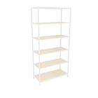 LEVEL5OHA_6x wooden shelves with steel underside