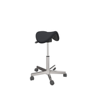 Saddle Ø53_48-69h (69h) with polished aluminium five-star base