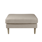 L42 - Pouf - Beige Upminster - Wooden Legs