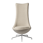 L41 - Swivel - Steel - Chrome - Beige Upminster