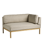 L37 - Right Corner 130cm - Beige Upminster