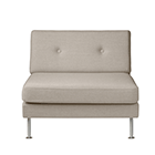 L42 - Module 90cm - Beige Upminster - Metal Legs