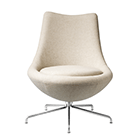 L40 - Swivel - Steel - Brushed - Beige Upminster