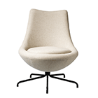 L40 - Swivel - Steel - Black - Beige Upminster