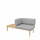 Sou 1-seat right armrest/table Offecct