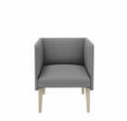 Senso chair low back wood base