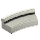 Up - 3 Seater curved with back rest