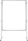 Tableau blanc effaçable Proline. Dim 120 x 150 cm. Laqué, double face