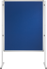 Cloisons de séparation double face Proline. 180 x 120 cm. Feutre bleu