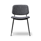 3062 Søborg Wood steel base full upholstered