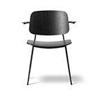 3070 Søborg steel arm chair