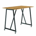 Relic Poseur Table with Castors 1800x900 Sawn