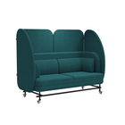 Home High Sofa Two Seater with Castors