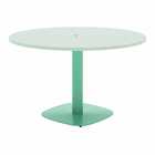 Mono Round Table with Power - 1200mm Dia - Cutline Top