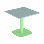 Mono Square Table - 600mm x 600mm - Cutline Top